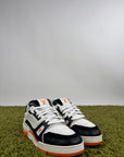 Louis Vuitton trainer Size 8=42 calza 43 bianche nere e arancioni