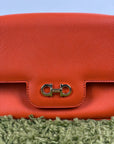 Borsa Ferragamo Gancini Chain Arancione