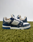 Louis Vuitton Trainer Denim Blu 7