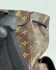 Zaino Christopher Monogram Louis Vuitton Marrone