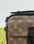 Borsa Messenger S Lock Louis Vuitton Marrone