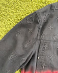 Completo Louis Vuitton Rosso Nero Giacca 50 Jeans 33