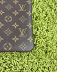 Pochette Louis Vuitton marrone e nera