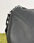 Borsone keepall Louis Vuitton Bandoulière 50 Nera