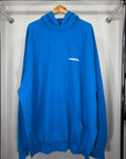 Felpa Balenciaga Size L veste XXL blu