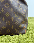 Borsone Keepall Louis Vuitton 55 vintage Marrone