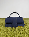 Borsa Mini Jacquemus La Grande Bambino In camoscio Blu