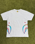 T-Shirt Side Shark Bape Bianca M