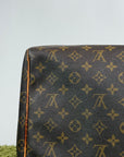 Borsone Keepall Louis Vuitton 55 vintage Marrone