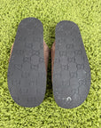 Ciabatta Gucci in Camoscio Marrone 8