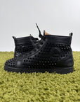 Christian Louboutin Spikes High in pelle Nera