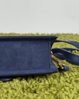 Borsa Mini Jacquemus La Grande Bambino In camoscio Blu