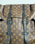 Zaino Christopher Monogram Louis Vuitton Marrone
