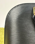Borsa Alma PM in pelle epi Louis Vuitton Nero