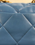 Borsa Chanel 19 Trapuntata in Pelle Azzurra