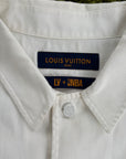 Camicia Louis Vuitton X NBA Size L bianca e multicolore