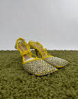 Tacchi Bottega Veneta Sparkle Stretch Gialli 39.5