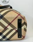 Borsa Burberry beige e verde
