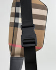 Marsupio Sonny Canvas Check Burberry Marrone