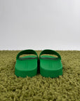 Sandali Flat Bottega Veneta in gomma Verde 36