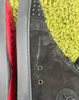 Louboutin Size 44 nere in camoscio
