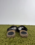 Sandali Gucci Size 38.5 neri e oro