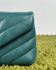 Borsa a tracolla Saint Laurent Toy LouLou Verde