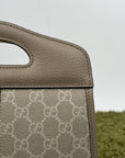 Borsa Gucci Ophidia Cut Out Handle Tote Beige