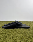Sandali Slide Chrome Hearts in pelle Nero 45