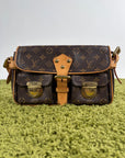 Borsa Monogram Hudson PM Louis Vuitton Marrone