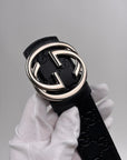 Cintura Gucci Nera 95/38 110cm
