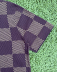 T-Shirt Damier Ébène Louis Vuitton Marrone 4L