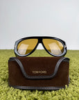 Occhiali da sole Tomford Nero con lenti gialle - Second Hand Di Fiore