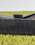 Borsa a tracolla piccola saddle Christian Dior Nero
