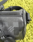 Borsa Louis Vuitton Keepall Bandoulière 25 Nera