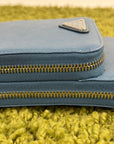 Borsa a tracolla Prada Smartphone Case Blu