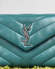 Borsa a tracolla Saint Laurent Toy LouLou Verde
