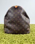 Borsone Keepall Louis Vuitton 55 vintage Marrone