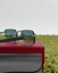 Occhiali da sole Cartier Decor C Azzurro