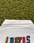 Camicia Louis Vuitton X NBA Size L bianca e multicolore