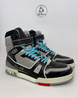 Louis Vuitton trainer high Sizs 9=43 veste 44 multicolore