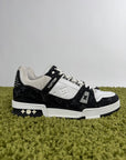 Louis Vuitton Trainer in denim Nera 7 - Second Hand Di Fiore