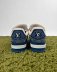 Louis Vuitton Trainer Denim Blu 7