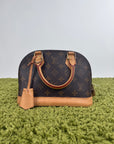 Borsa Alma BB Louis Vuitton Marrone