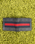 Portafoglio Gucci nero blu e rosso