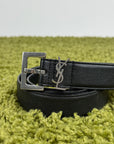 Cintura Saint Laurent Cassandre Nero 110