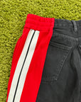 Jeans Palm Angels Nero Rosso 32