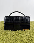 Borsa Jacquemus La grande Bambino Coccodrillo Nero