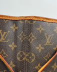 Borsa Neverfull MM monogram Louis Vuitton Marrone