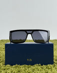 Occhiali da sole clash Louis Vuitton Neri